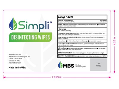 Disinfecting Wipes (Mbs Disinfecting Wipes Label)